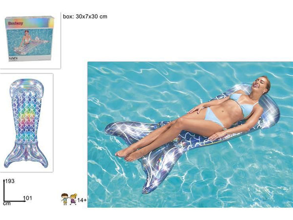 Lounge coda a sirena iridescente1,1,93 × 1,01conpatch rip