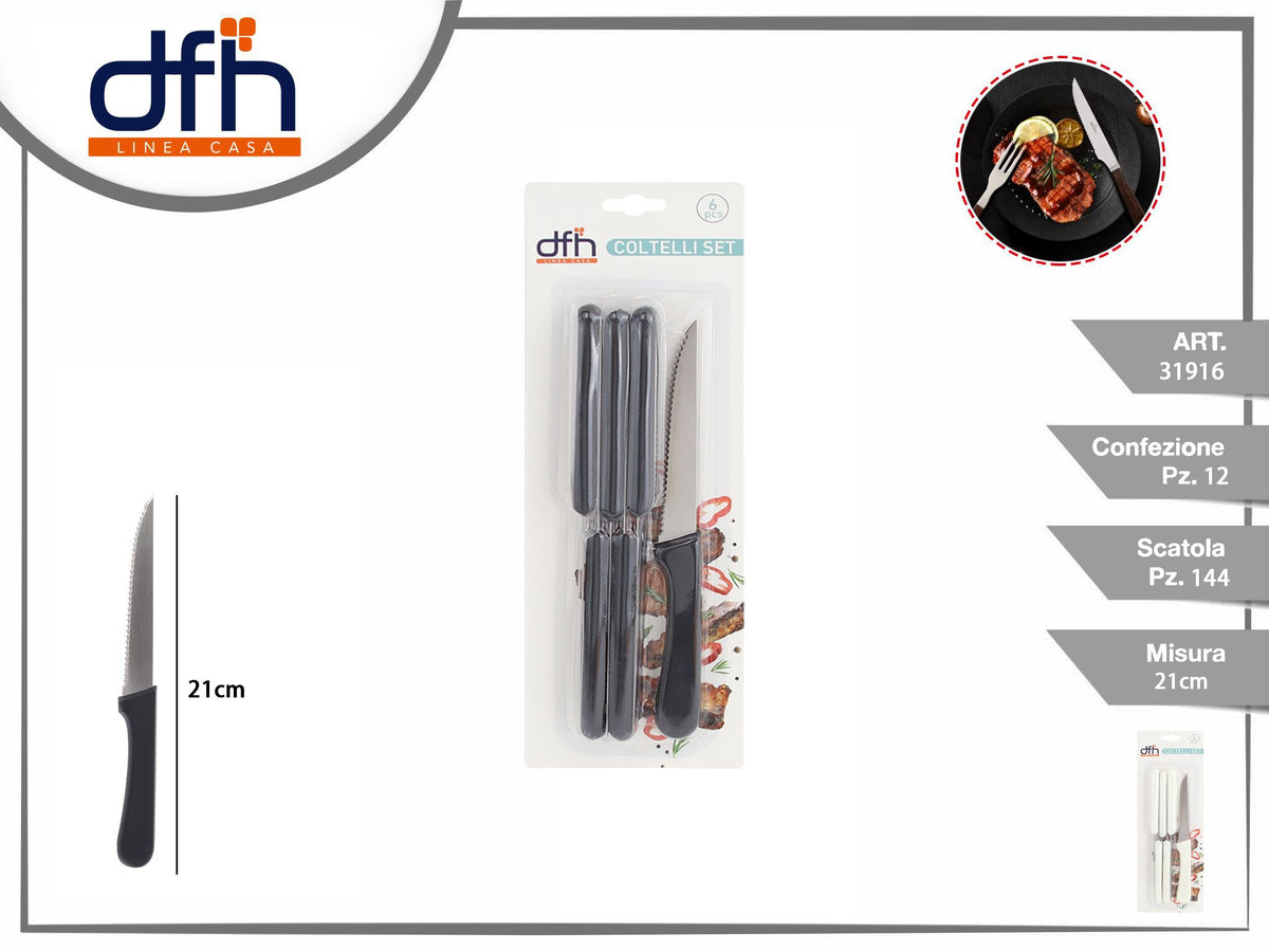 COLTELLI SET 6 pz