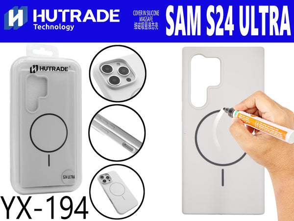 YX-194 COVER COLORATA MAGSAFE S24 ULTRA BIANCO