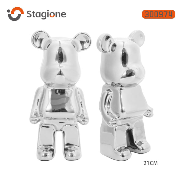 Soprammobile orso in piedi 21 cm
