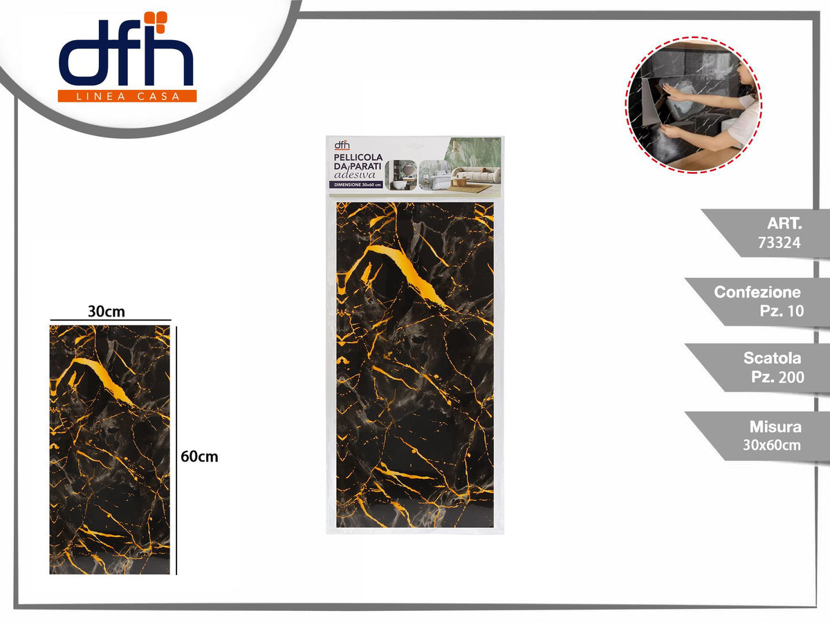 FOGLIO ADESIVO PER RIVESTIMENTI 30 × 60 cm