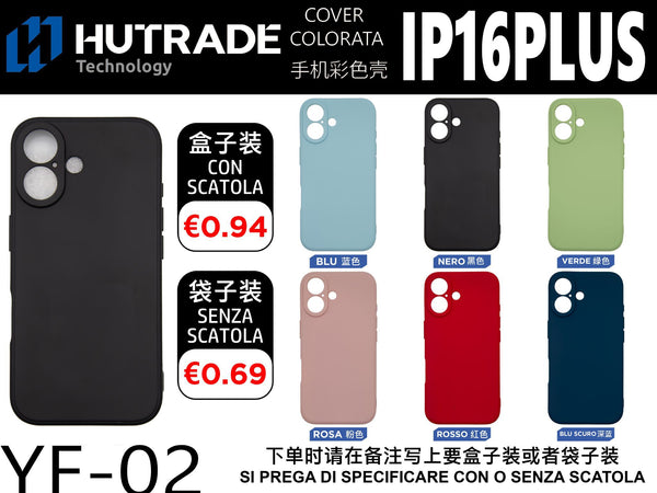 COVER COLORATA TPU IP16PLUS – YF02 006867