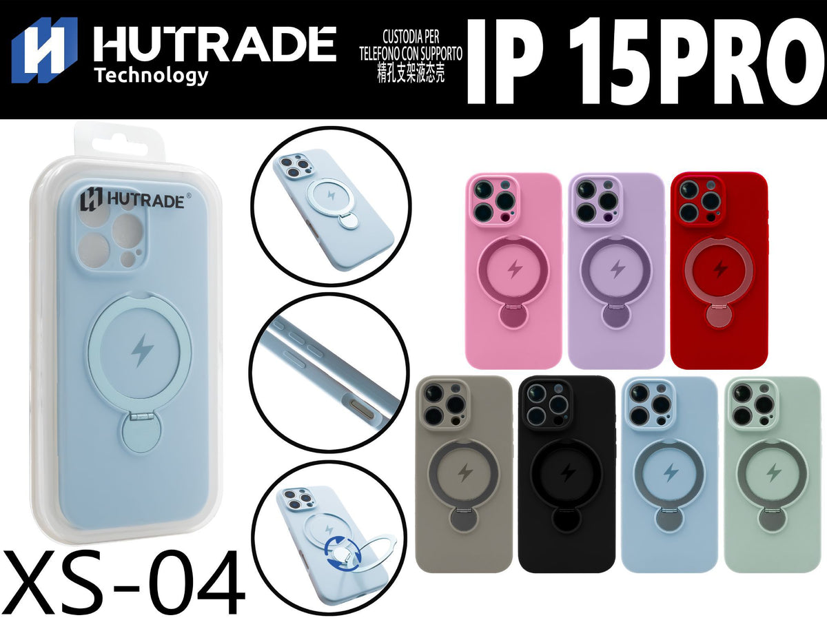 XS-04 COVER COLORATO CON SUPPORTO MAGSAFE IP15 PRO