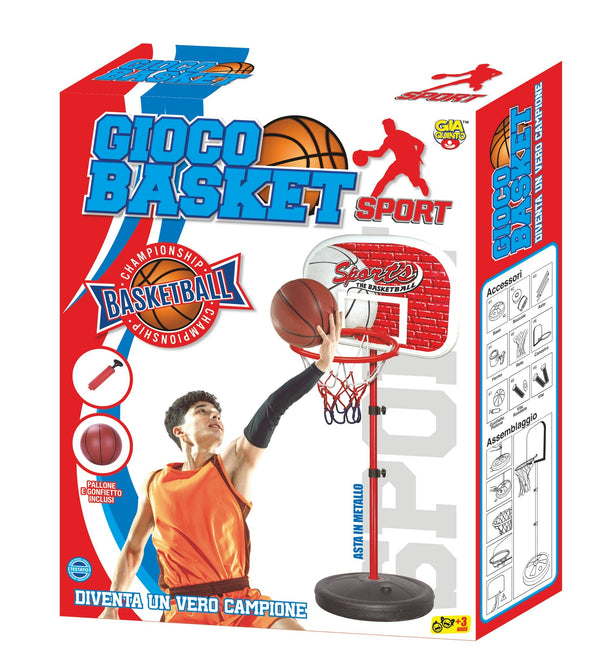 Basket giocattolo con piantana GV7257