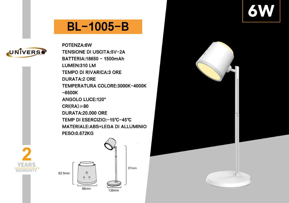 Lume Alla Batteria Universo – BL-1005-B