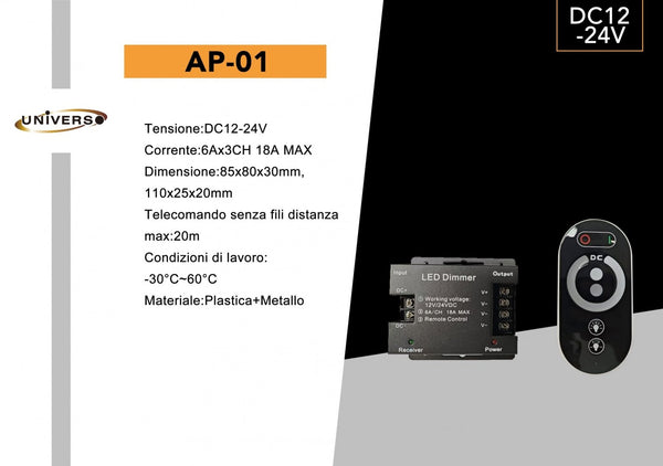 Comando per illuminazione – AP-01