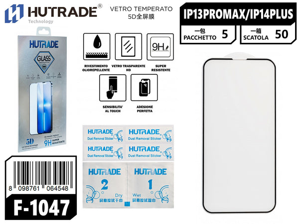 PELLICOLA DI VETRO 5D IP13 PRO MAX/IP14PLUS – F1047 530007