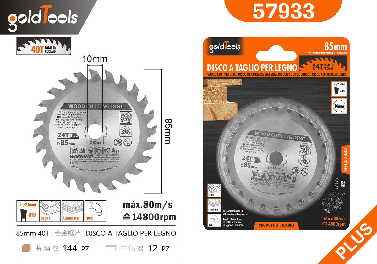 Abrasivi e lame di ricambio 10MM, 85MM – art. 57933