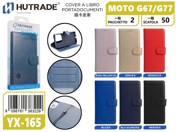 COVER A LIBRO PORTADOCUMENTI CON LACCIO MOTO G67/G77 – YX165 005170