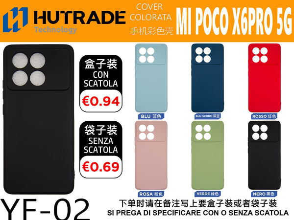 COVER COLORATA TPU MI POCO X6 PRO 5G – YF02 006855