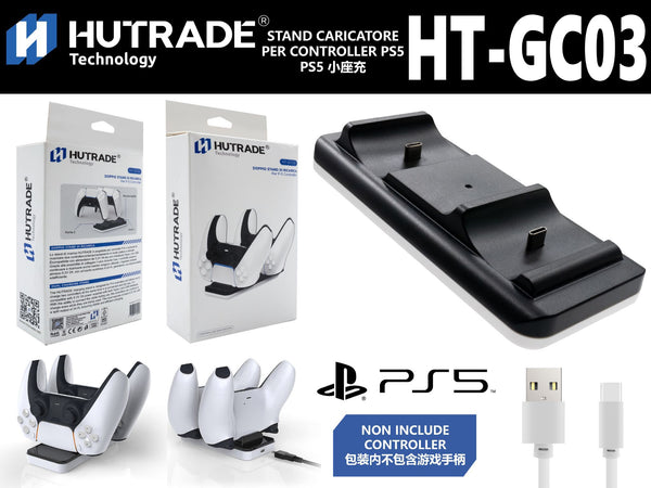 HT-GC03 STAND CARICATORE PER CONTROLLER PS5