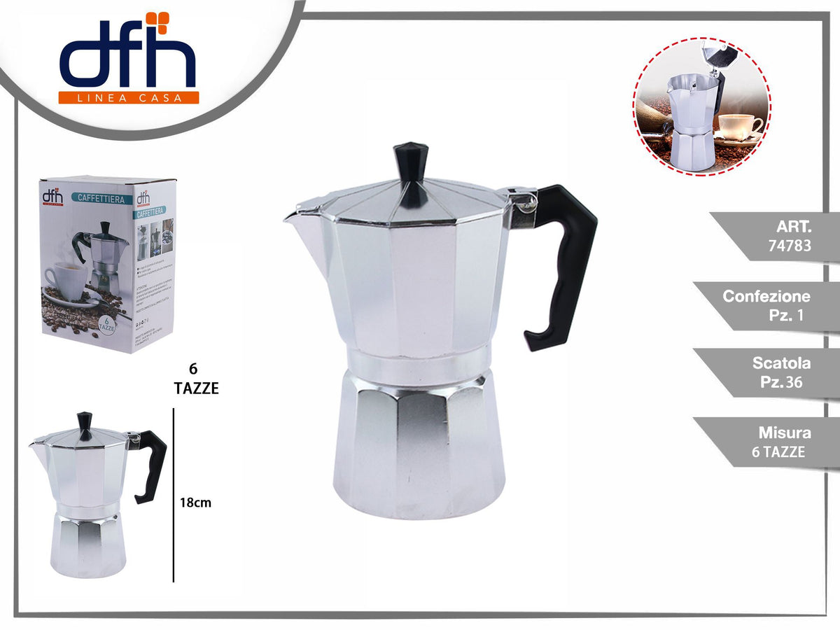 Caffettiera 6 tazze
