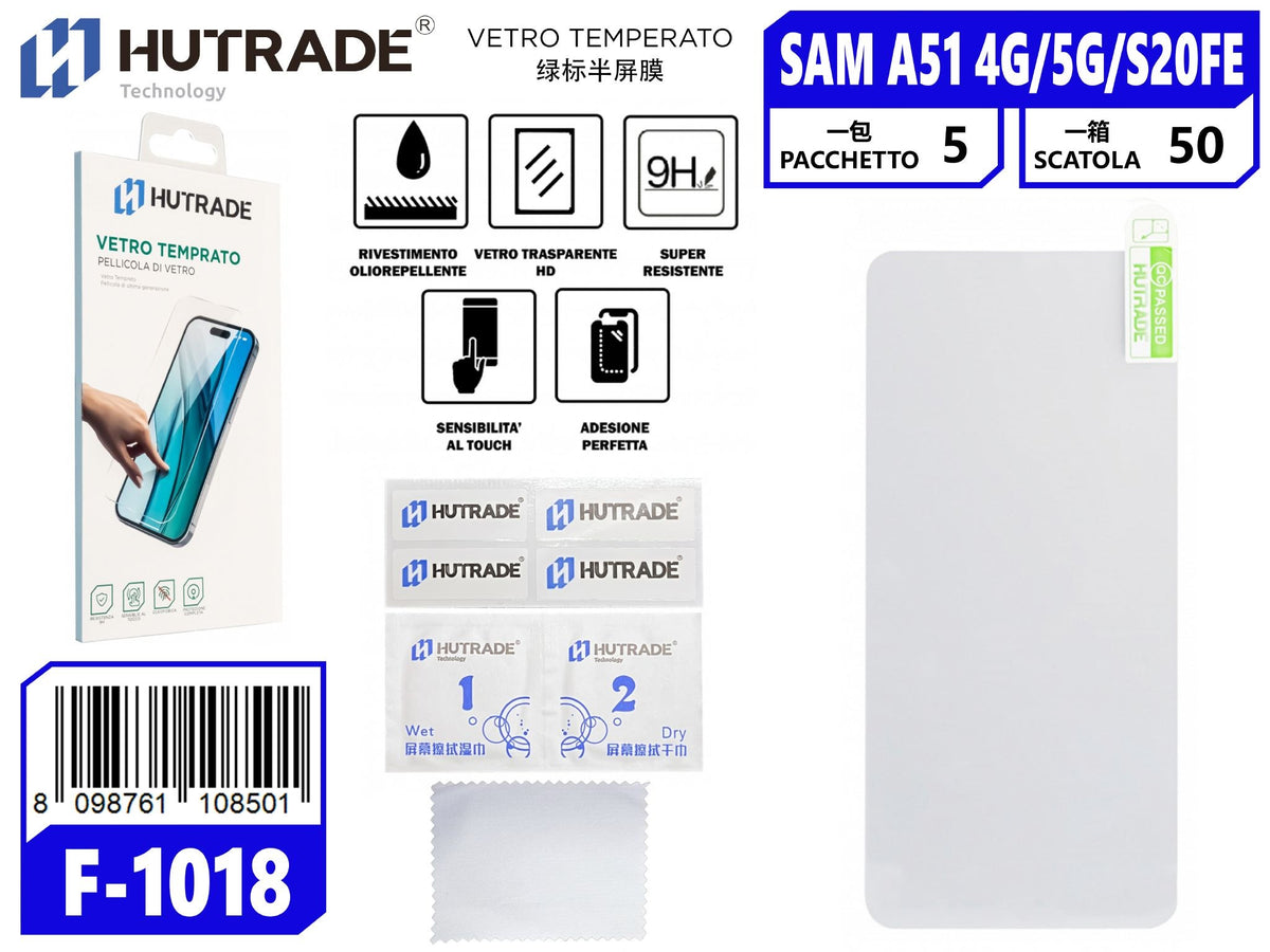 A51 4G/5G/S20FE PELLICOLA DI VETRO