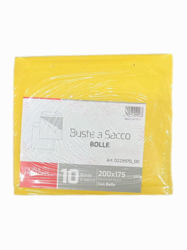 Buste a bolle 200 × 175 mm, confezione da dieci