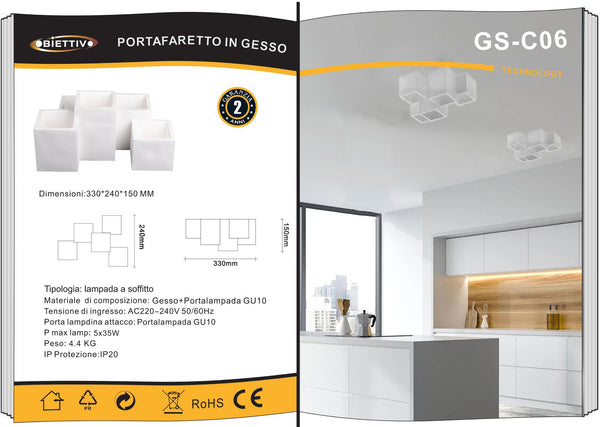 Lampada Da Soffitto Universo – GS-C06-5