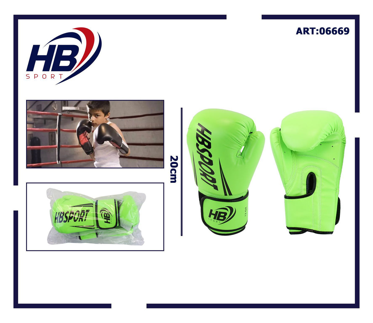 Guantone da boxe per bambini J-12