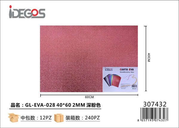 Carta glitter rosa antica