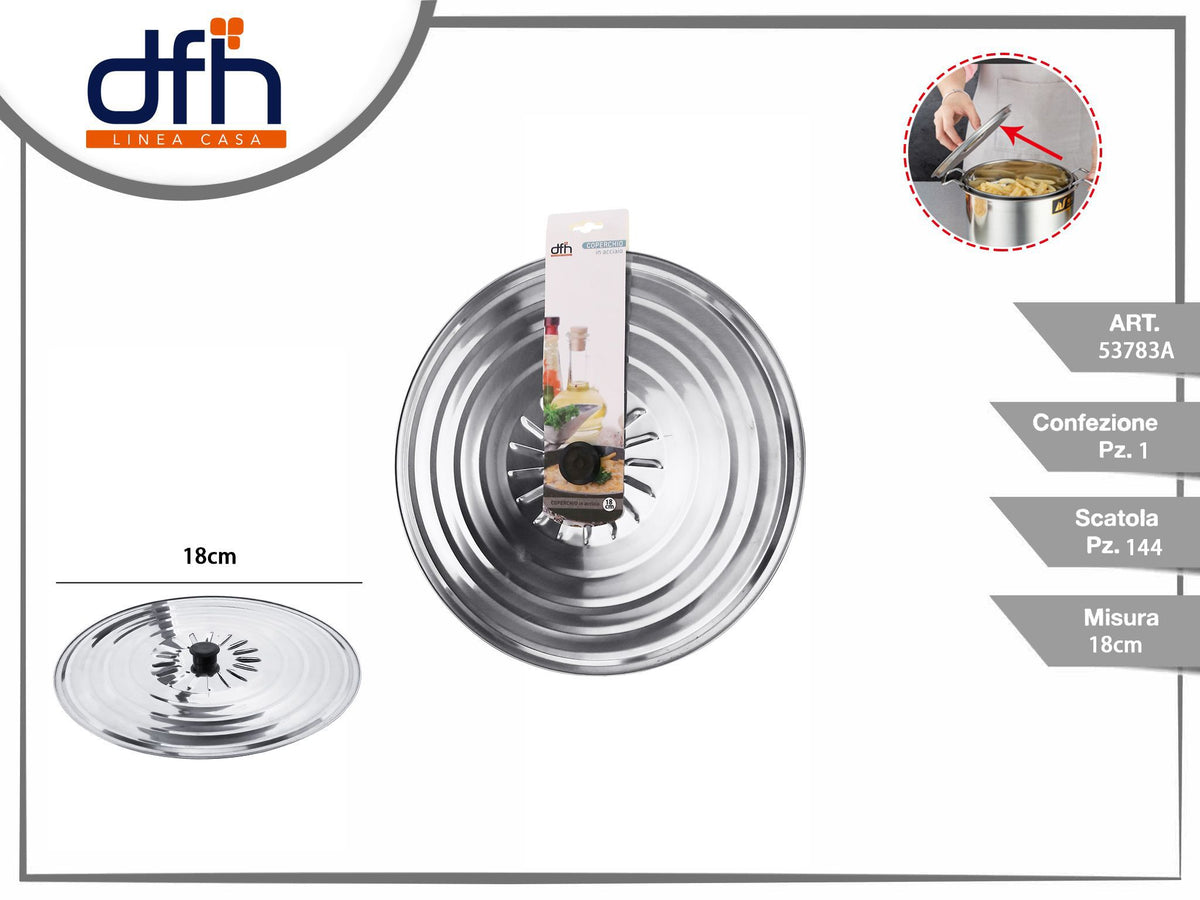 Coperchio in acciaio inox