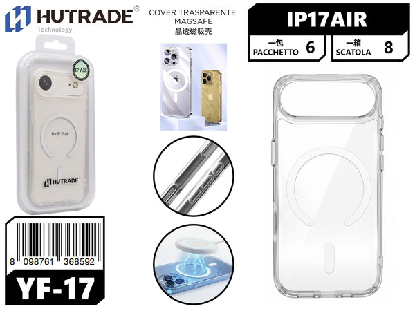 YF-17 COVER TRASPARENTE MAGSAFE IP17 AIR