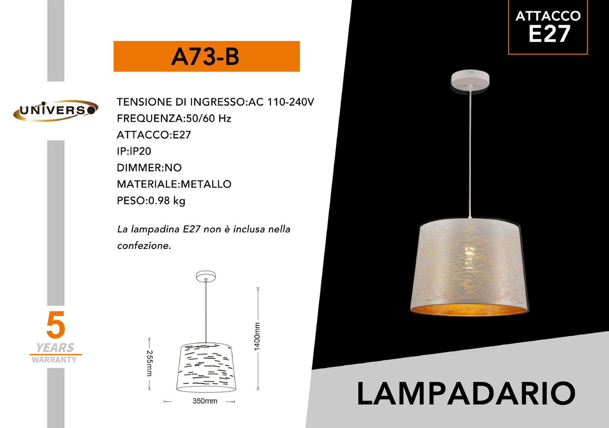 Lampada Da Soffitto Universo – A73-B