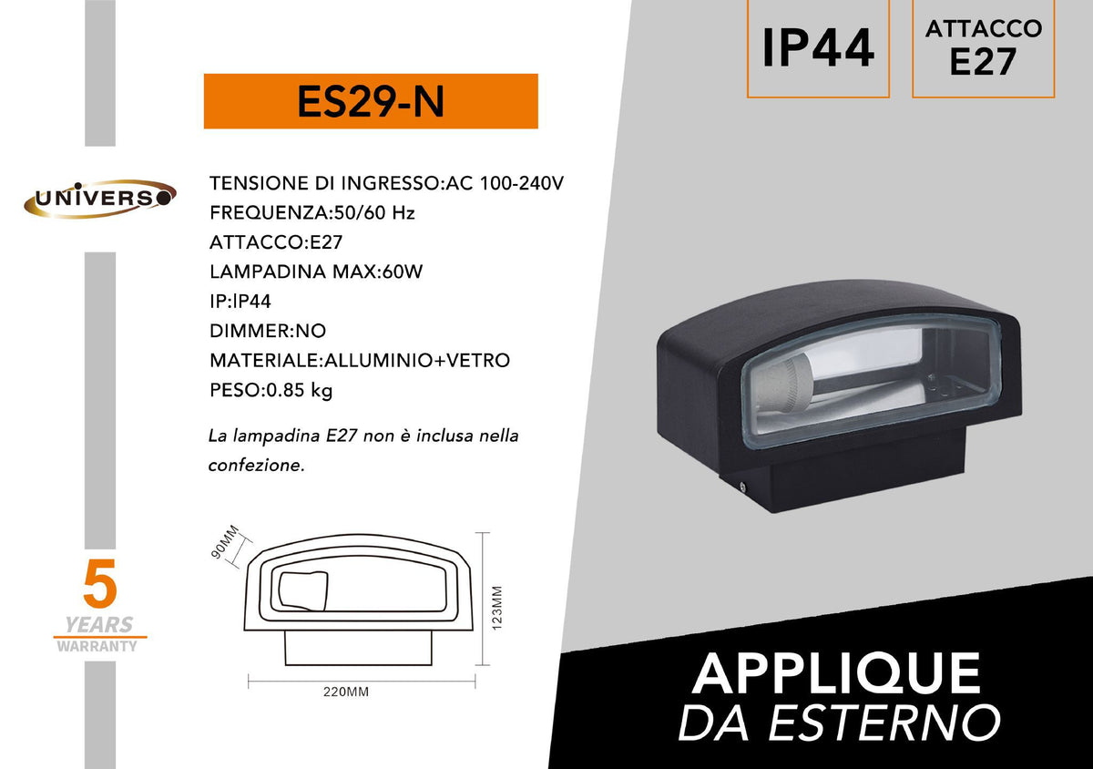 Applique da esterno – ES29-N