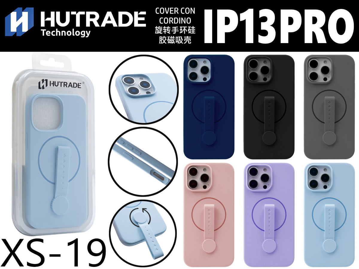 XS-19 COVER COLORATA CON LACCIOSTAND A MAGSAFE IP13PRO