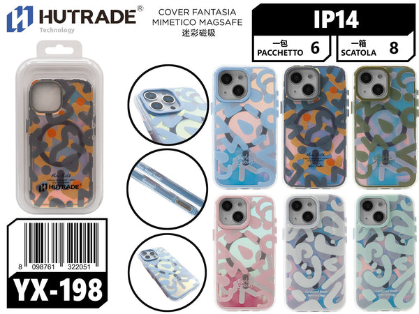 YX-198 COVER FANTASIA MIMETICO MAGSAFE IP14