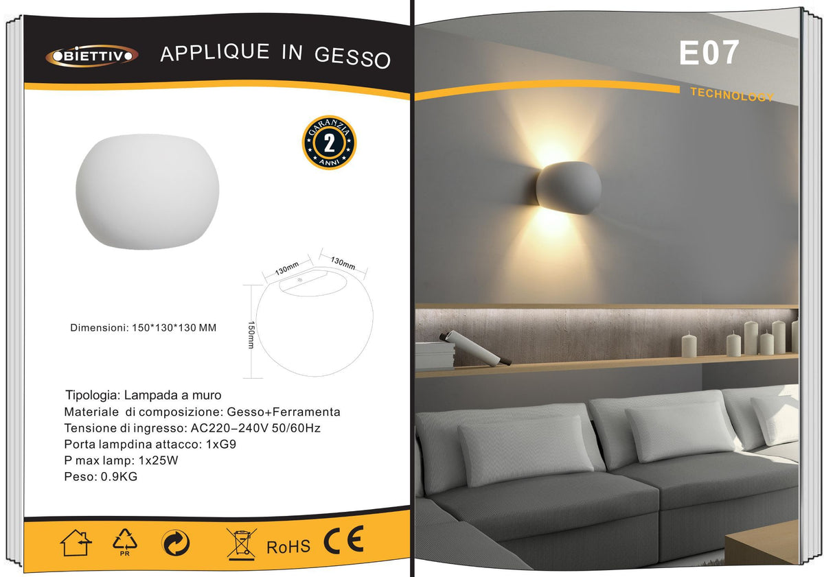 Applique In Gesso Universo – GS-E07
