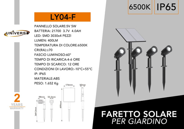 Faretto Da Terra Universo – LY04-F