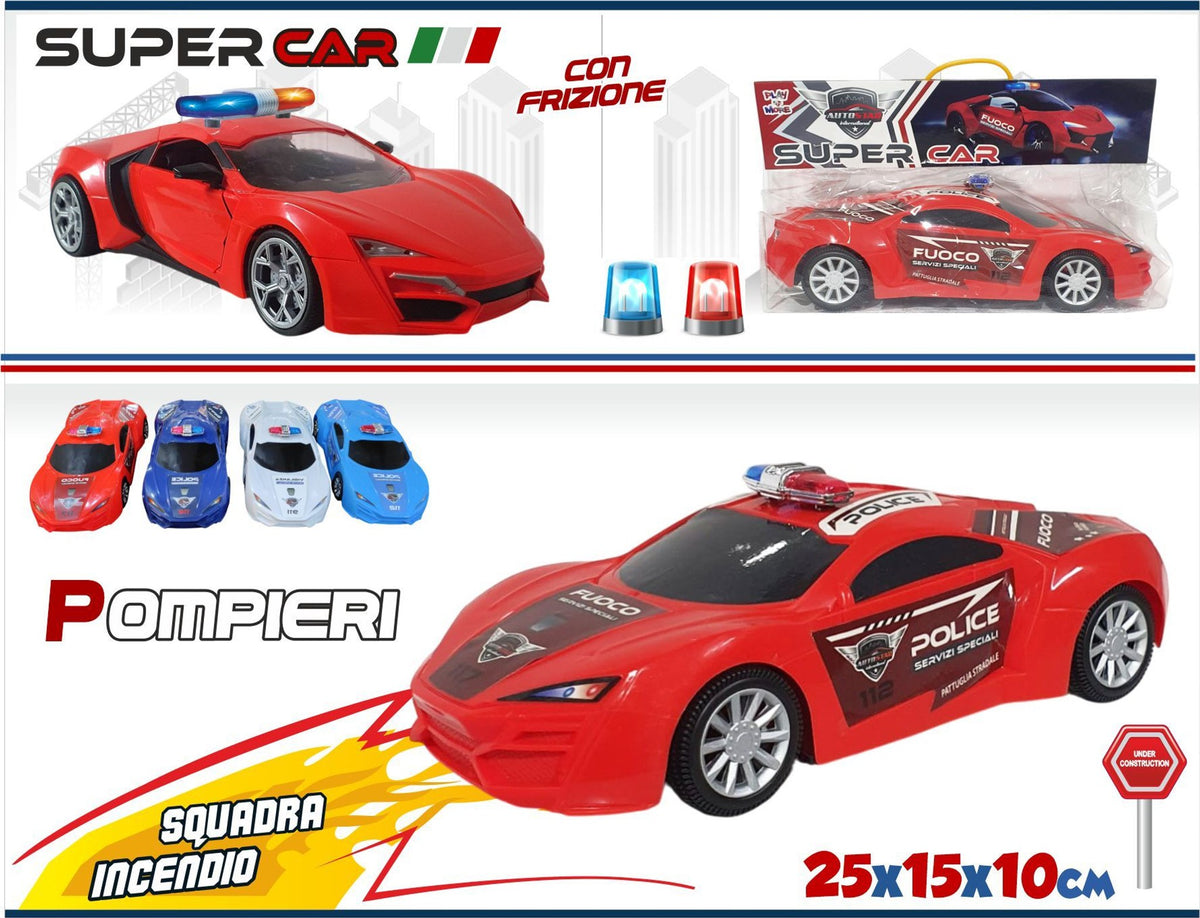 Super Car Pompieri giocattolo INT07526