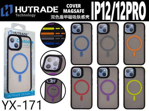 COVER OPACA CON MAGSAFE COLORATA IP12/12PRO