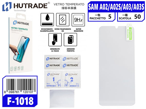 A02/A02S/A03/A03S PELLICOLA DI VETRO