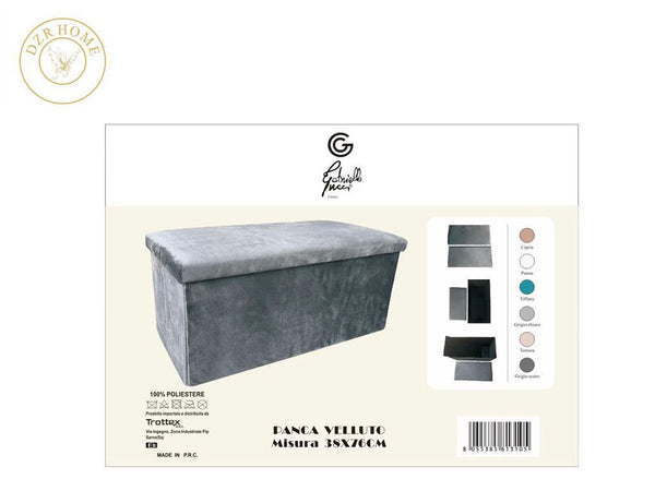 Pouf · PANCA IN VELLUTO 38X76CM