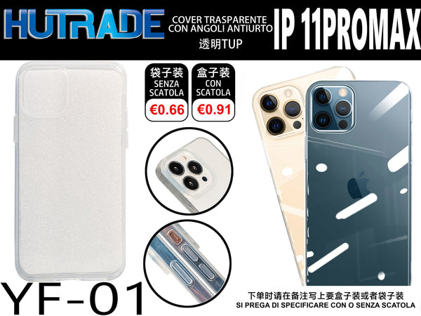 COVER TRASPARENTE IP 11 PRO MAX – YF01 011543
