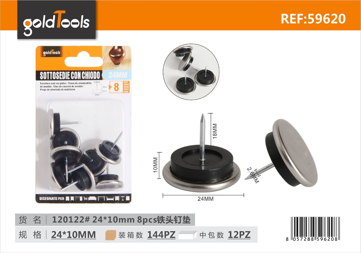 Feltrini e gommini 24×10mm – art. 59620