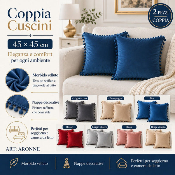 Fodera per cuscino arredo ARONNE
