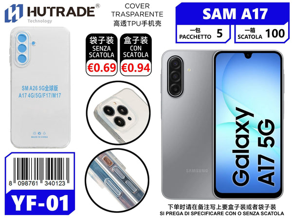 COVER TRASPARENTE SAM A17/A18 – YF01 011965