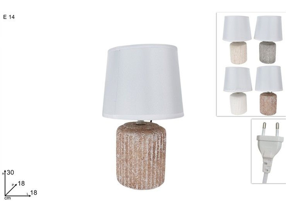 Lume 30 cm ceramica fantasia rigata 4 col.