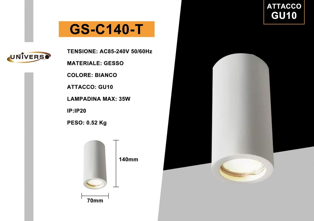 Porta Faretto Universo – GS-C140-T