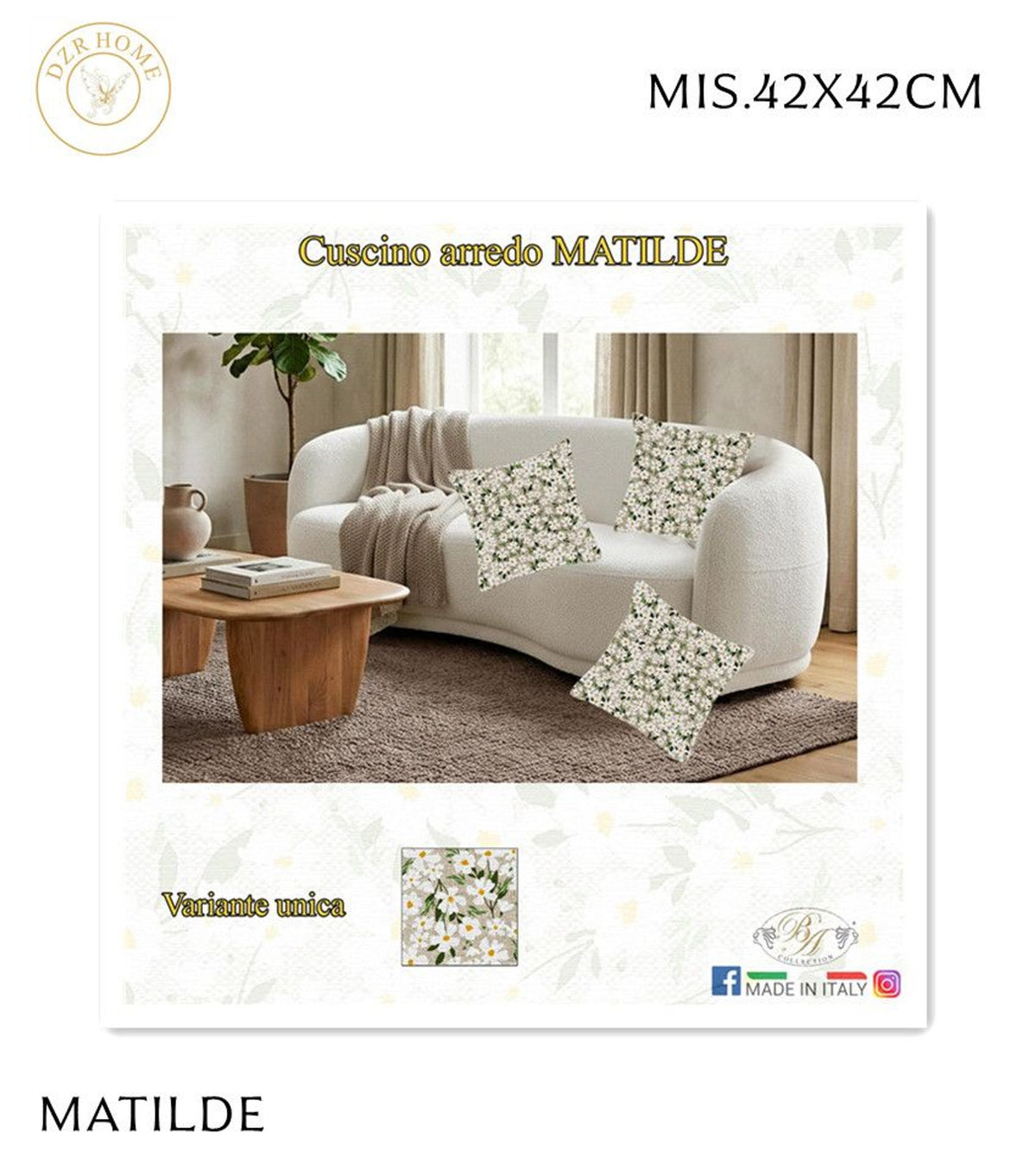 Cuscino arredo Matilde