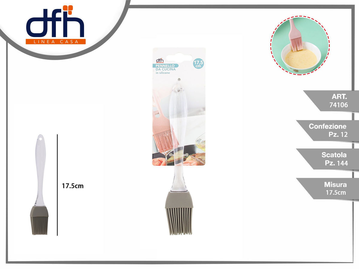 PENNELLO DA CUCINA IN SILICONE 17.5 cm