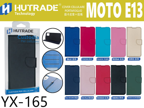 COVER A LIBRO PORTADOCUMENTI CON LACCIO MOTO E13 – YX165 005050