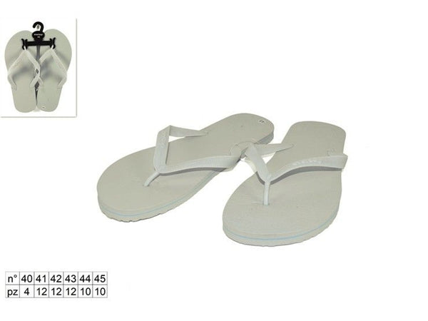 infradito uomo white