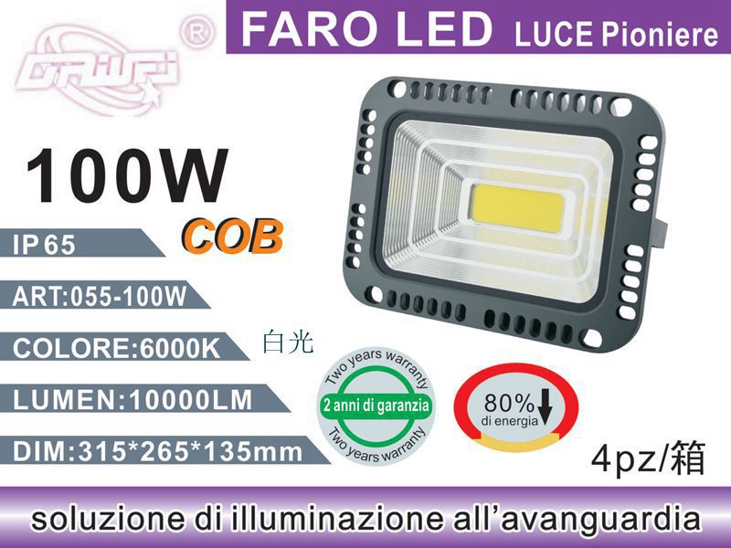 Proiettori COB 055, 6000 K