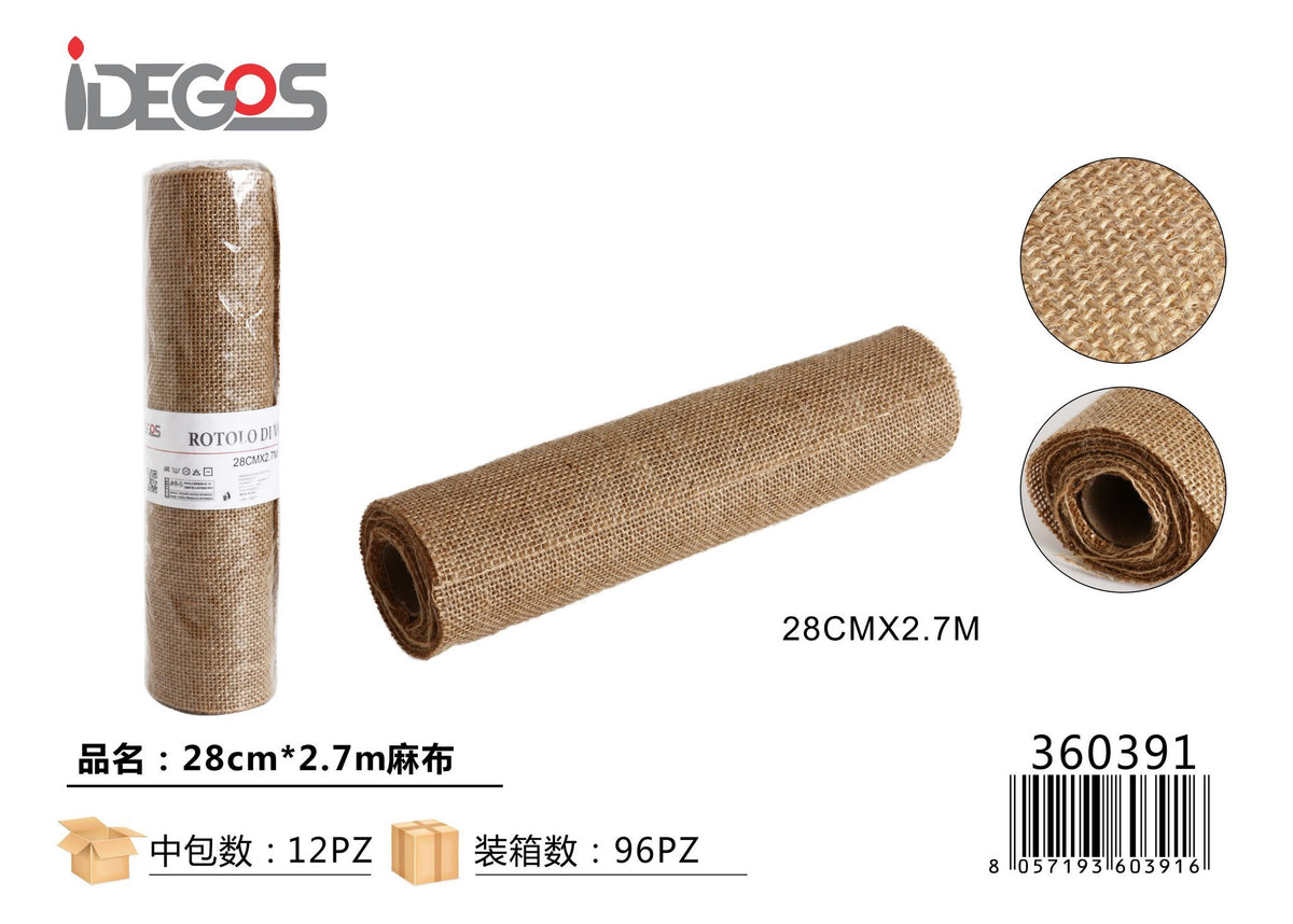 Rotolo di juta beige
