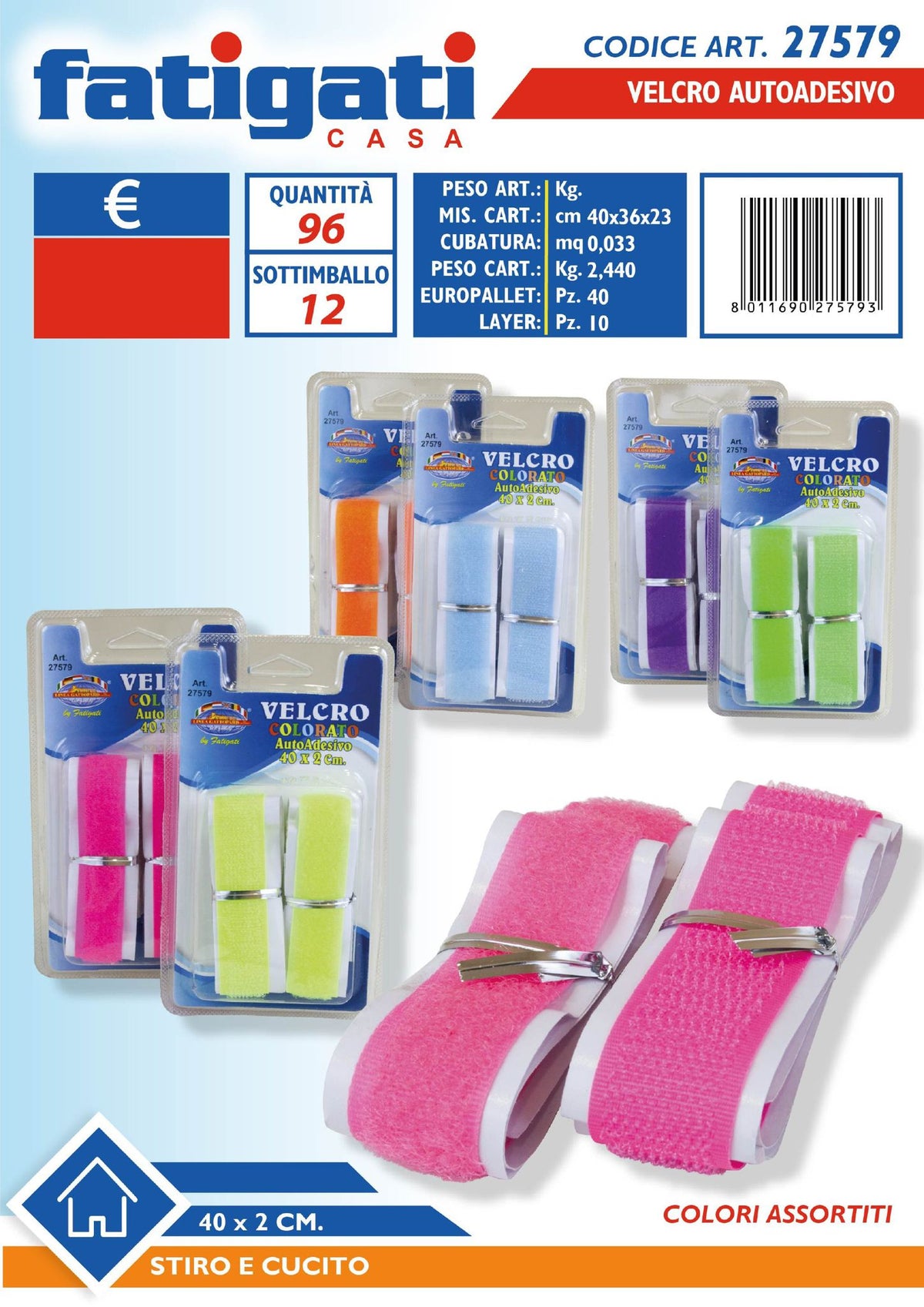 Nastro a strappo – 40X2CM – 013607