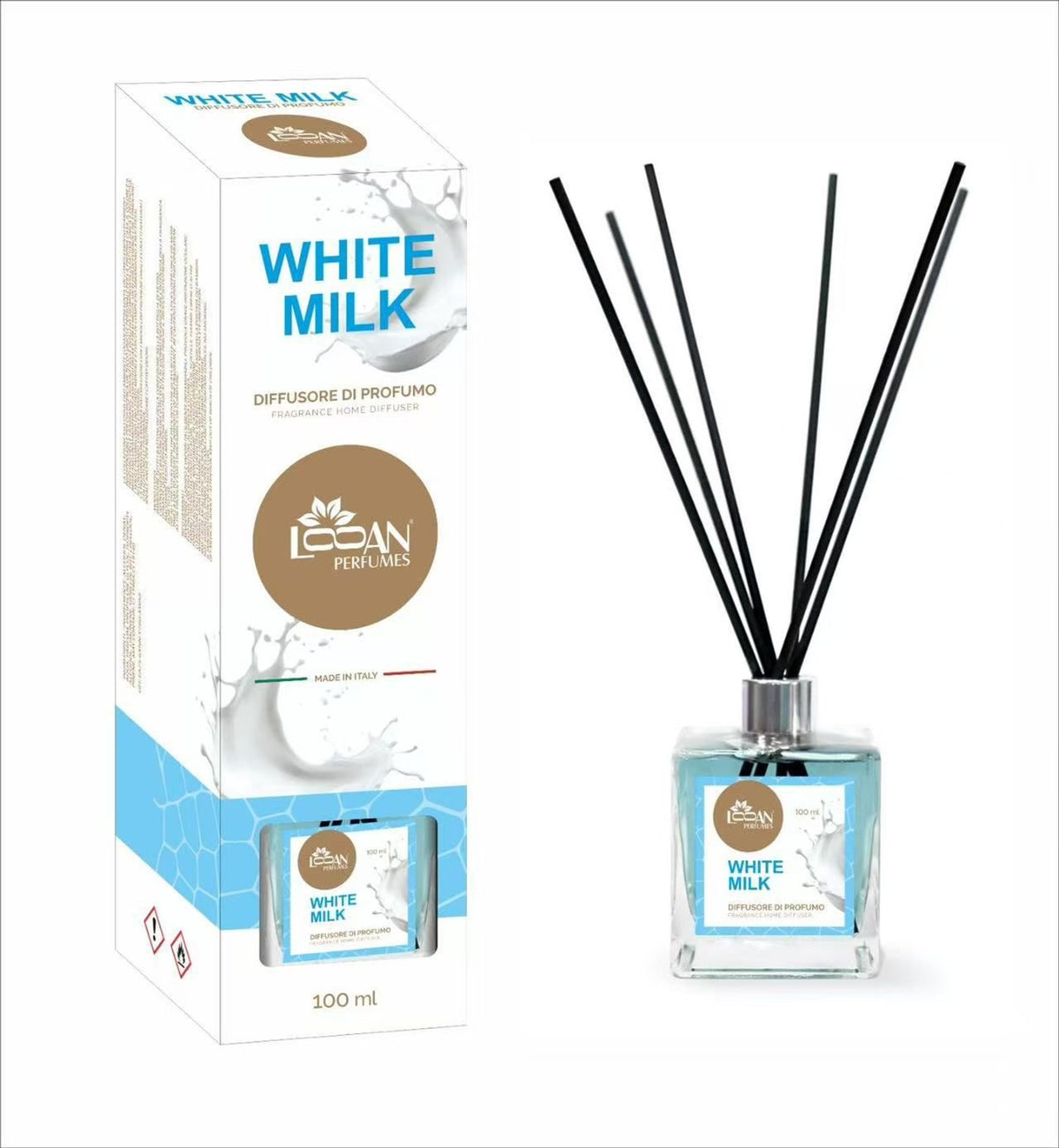 Home fragrance 100 ml looan white milk new