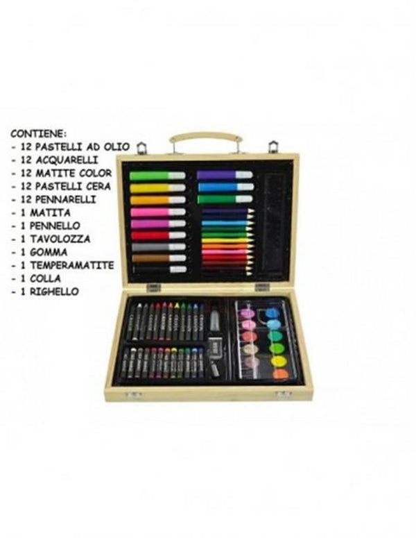 Valigetta artistica da 67 pezzi