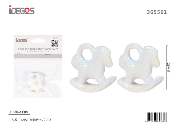 Set di 2 decorazioni Cavallo a dondolo