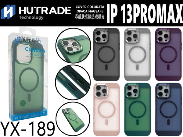 YX-189 COVER COLORATA APACA A MAGSAFE IP13 PRO MAX